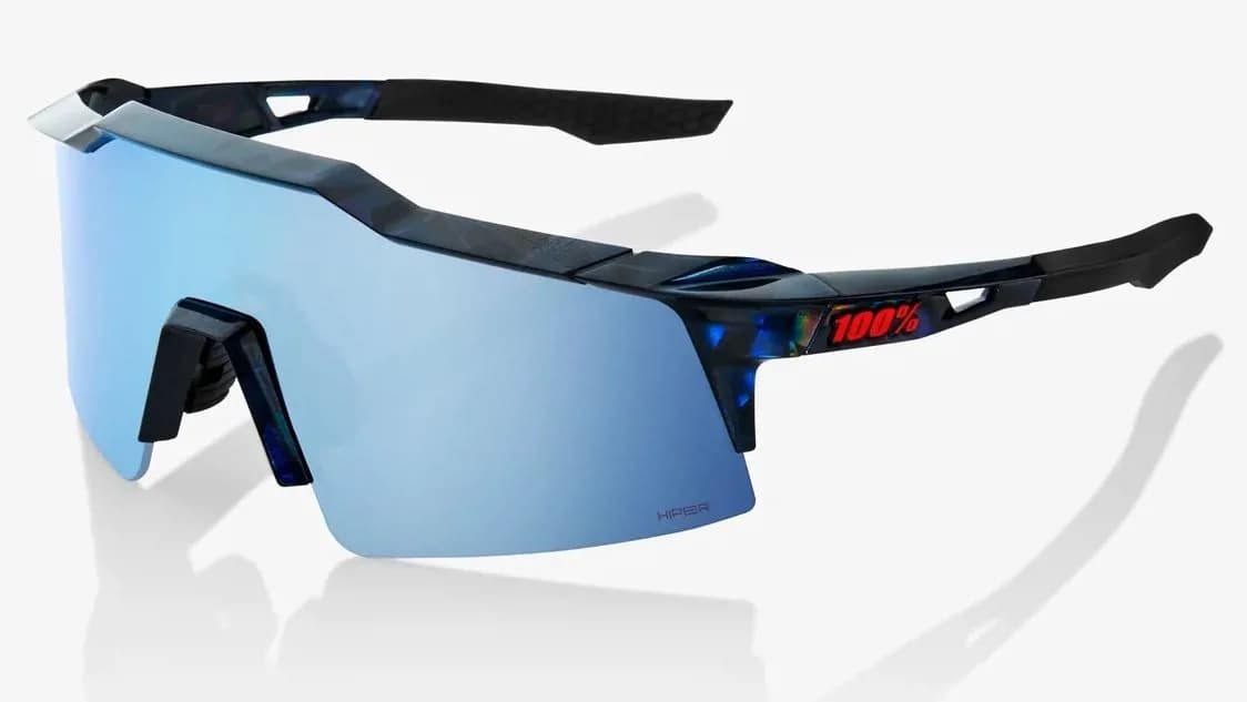 Окуляри 100% SpeedCraft SL HiPER Sunglasses [Black Holographic], HiPER Blue Lens