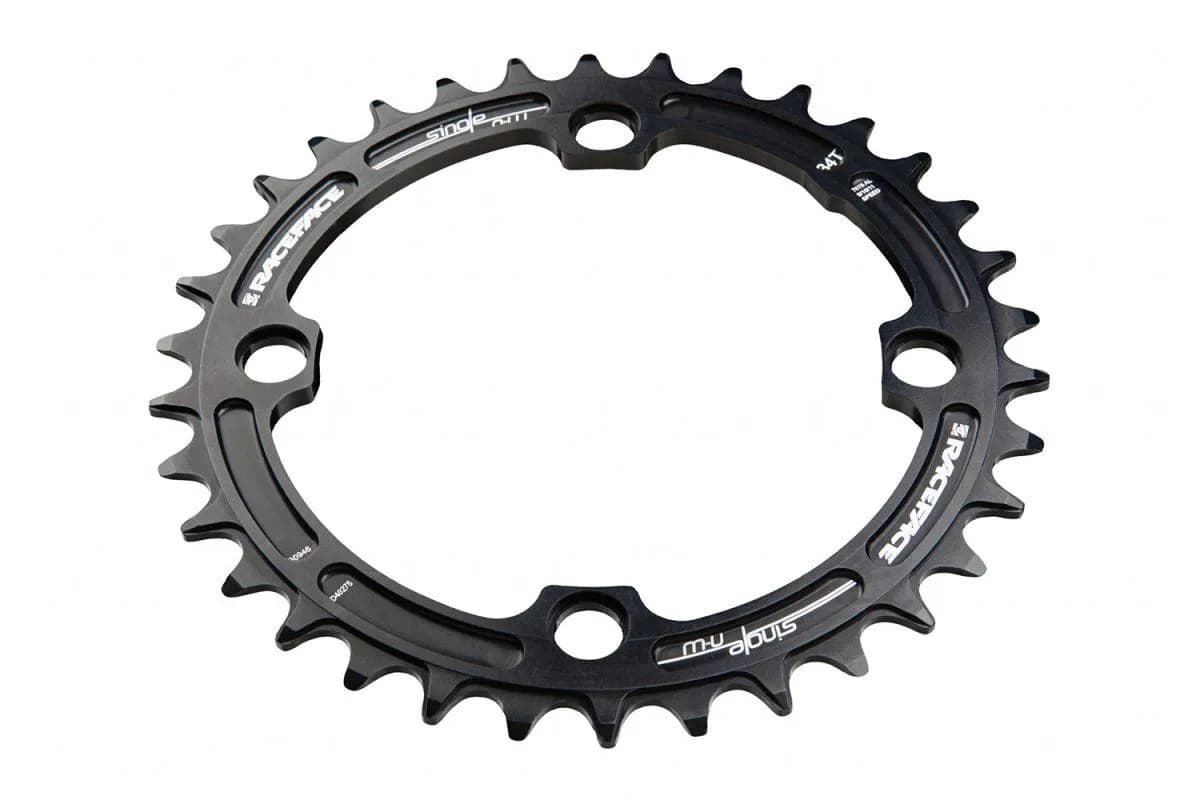 Зірка RACE FACE CHAINRING,NARROW WIDE,104X34,BLK,10-12S