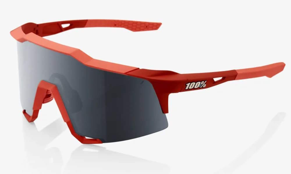 Окуляри 100% SpeedCraft Sunglasses [Soft Tact Coral], Mirror Black Lens