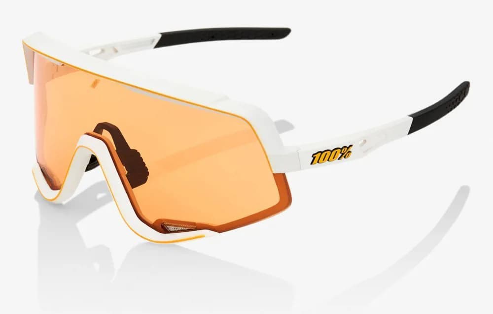 Окуляри 100% Glendale Sunglasses [Soft Tact Off White], Orange Lens