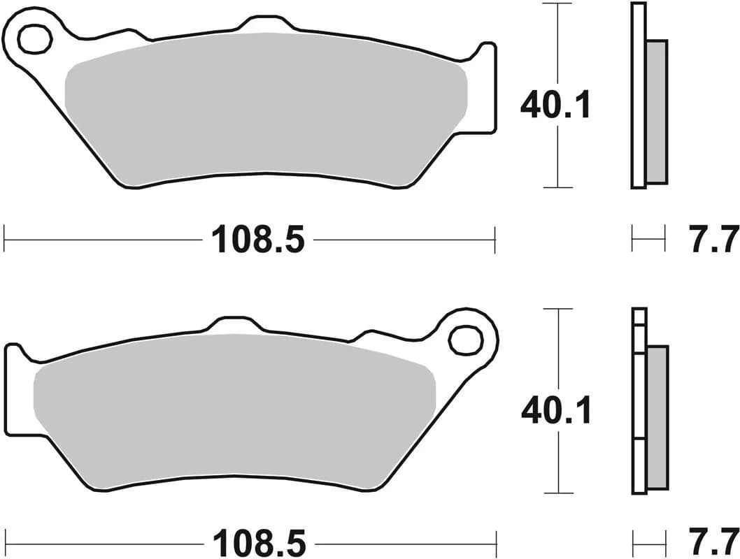 Гальмівні колодки SBS Ultra Quit Brake Pads, Ceramic