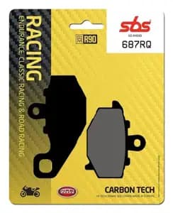 Гальмівні колодки SBS Racing Rear Brake Pads, Carbon Tech
