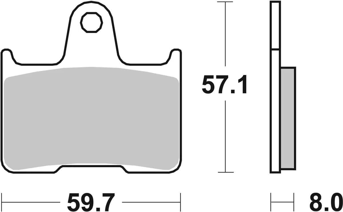 Гальмівні колодки SBS Ultra Quit Brake Pads, Ceramic