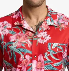 Велосорочка RACE FACE TORRES TECHNICAL BUTTON UP-BLACK-L