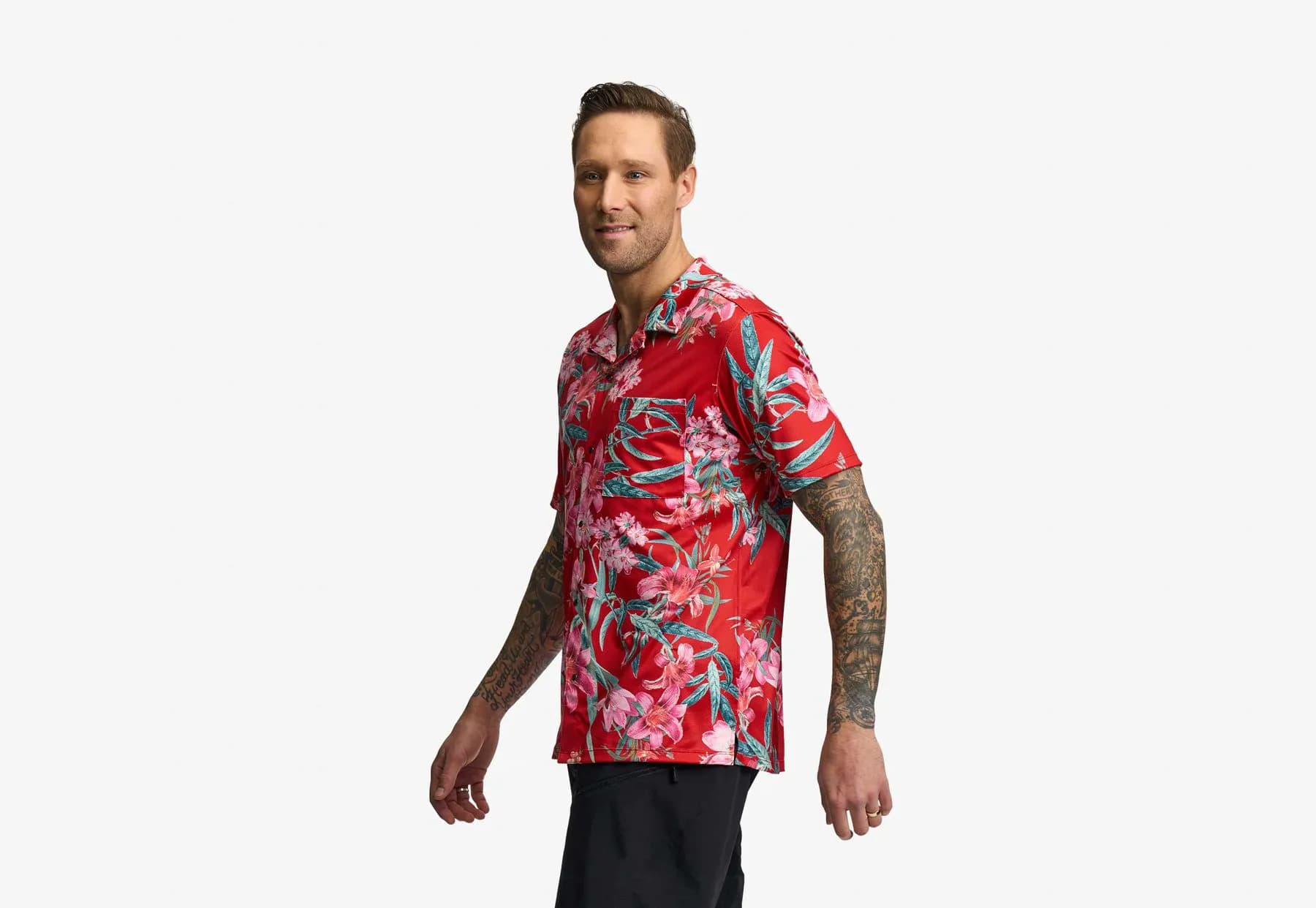 Велосорочка RACE FACE TORRES TECHNICAL BUTTON UP-MINT-M