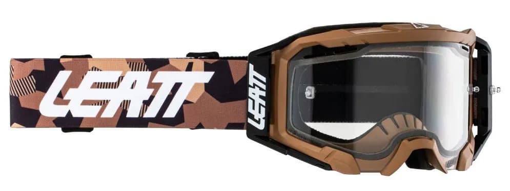 Окуляри LEATT Velocity 5.5 Enduro Goggle [Stone], Dual Clear Lens