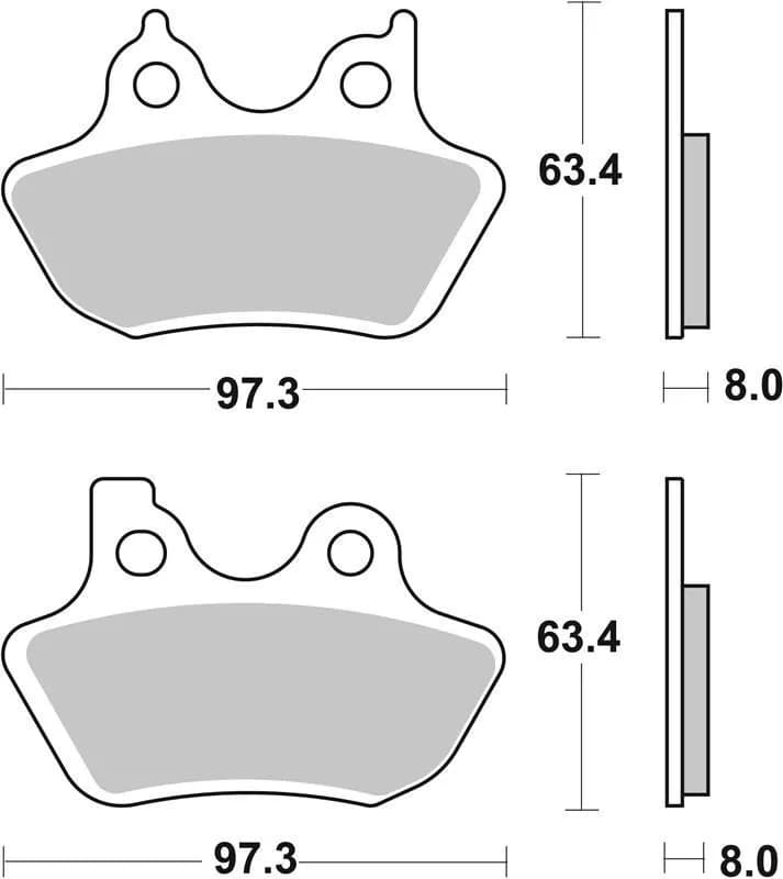 Гальмівні колодки SBS Ultra Quit Brake Pads, Ceramic