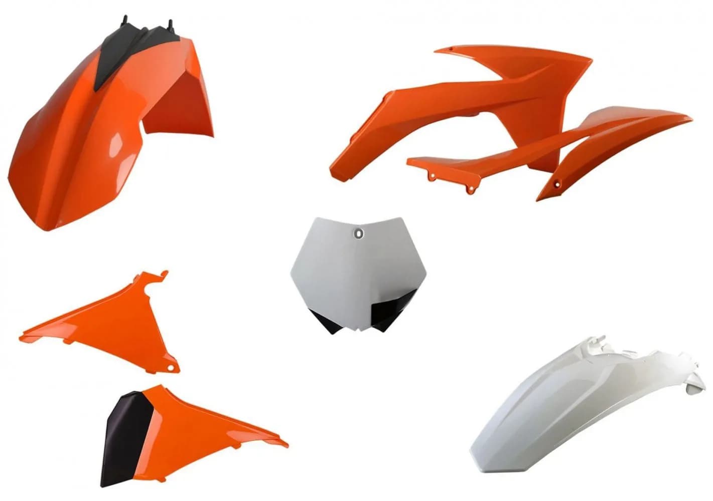 Пластик Polisport MX kit - KTM 85 (13-) [Orange/Black], KTM Mini
