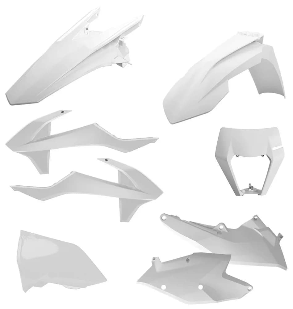Пластик Polisport ENDURO kit - KTM (17-) [White], KTM