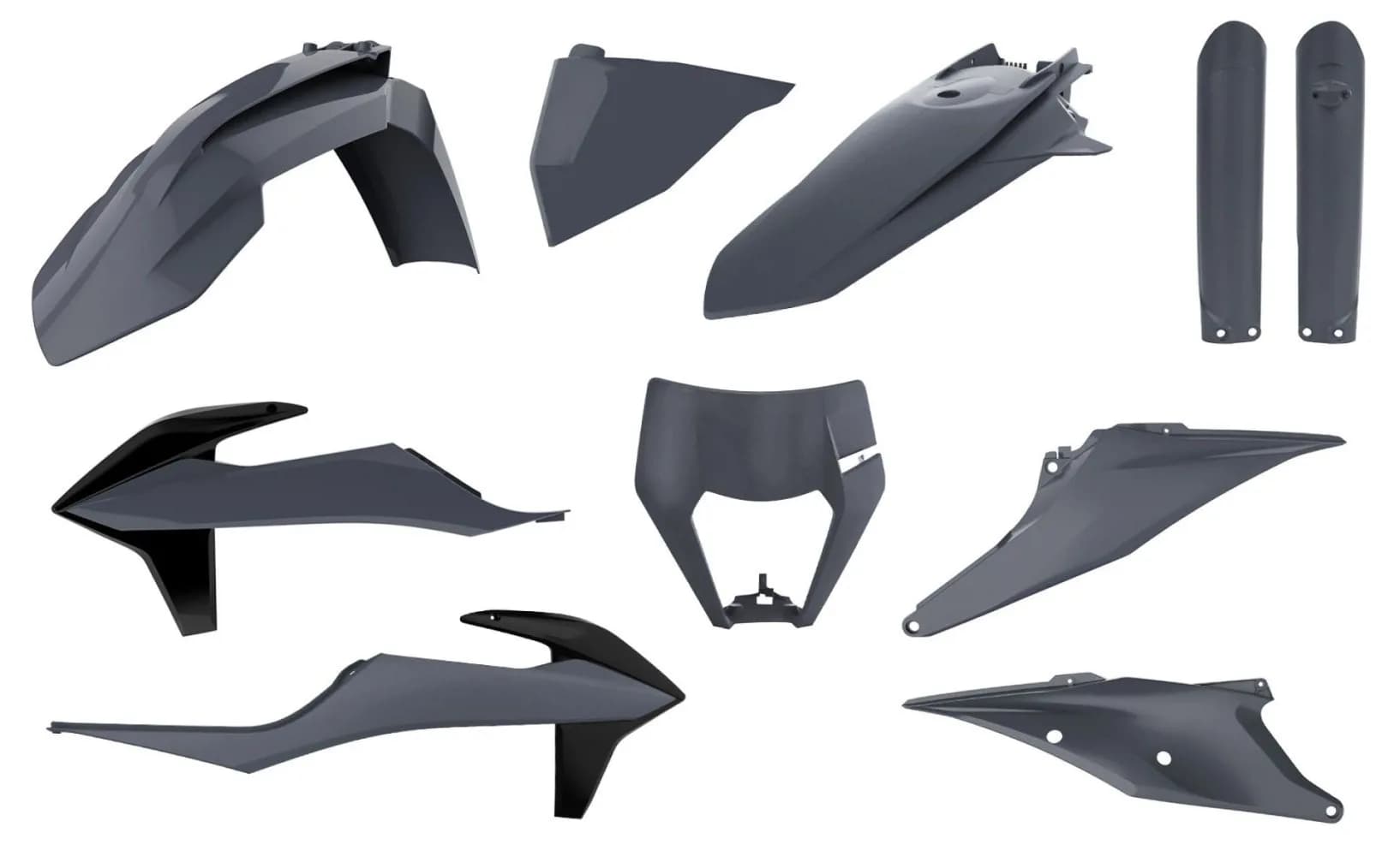 Пластик Polisport ENDURO kit - KTM (20-) [Nardo Grey], KTM