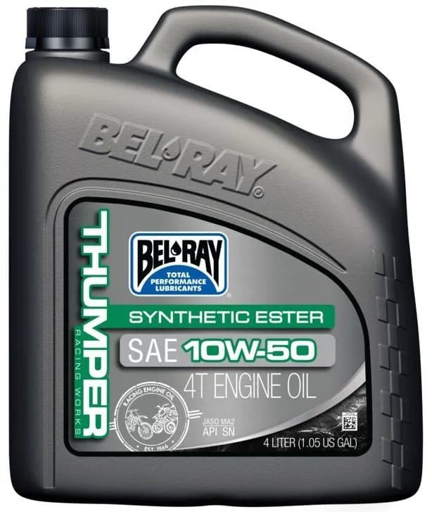 Масло моторне Bel-Ray THUMPER Racing Works Engine Oil [4л], 10w-50
