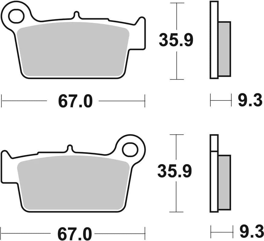 Гальмівні колодки Renthal RC-1 Works Brake Pads, Sintered