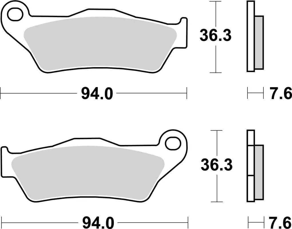Гальмівні колодки Renthal RC-1 Works Brake Pads, Sintered