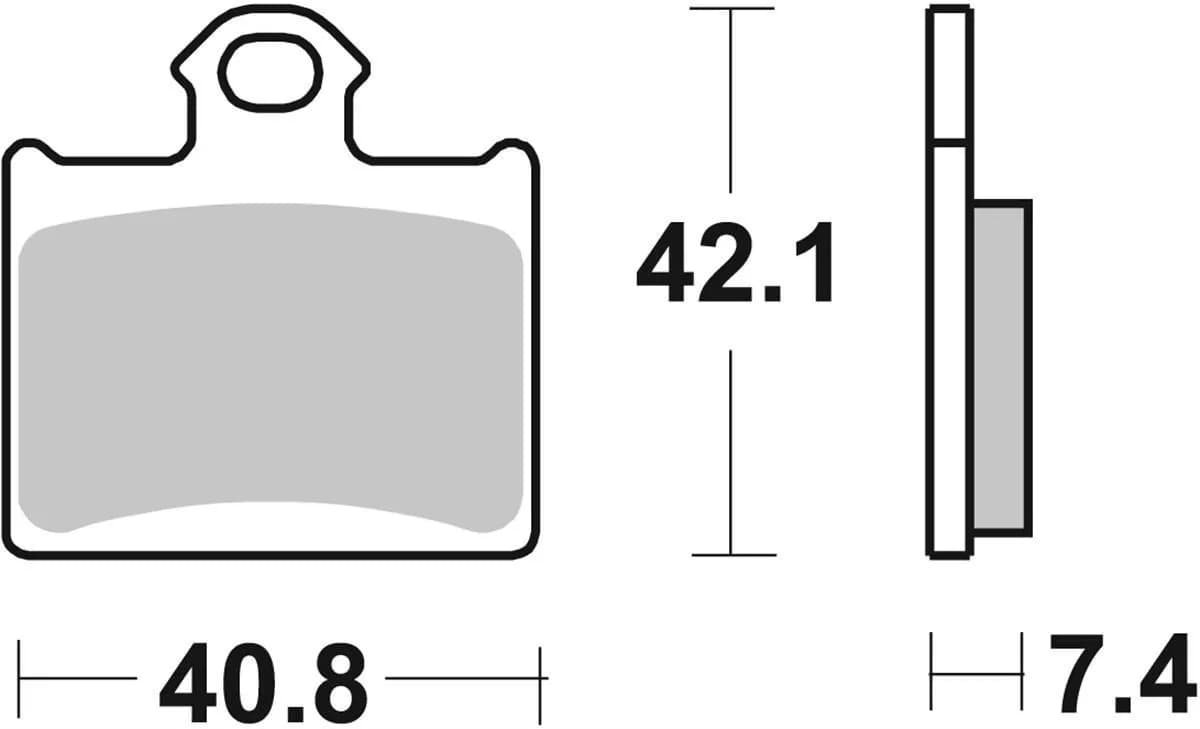 Гальмівні колодки Renthal RC-1 Works Brake Pads, Sintered