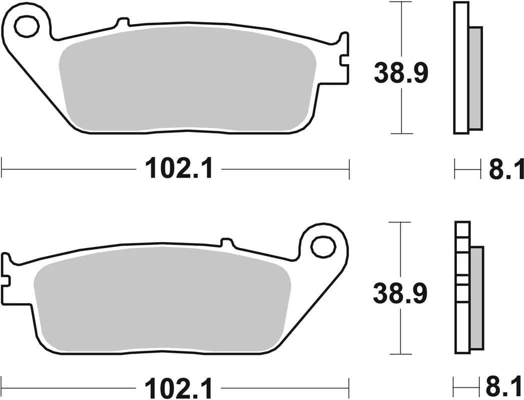 Гальмівні колодки Renthal RC-1 Front Brake Pads, Sintered