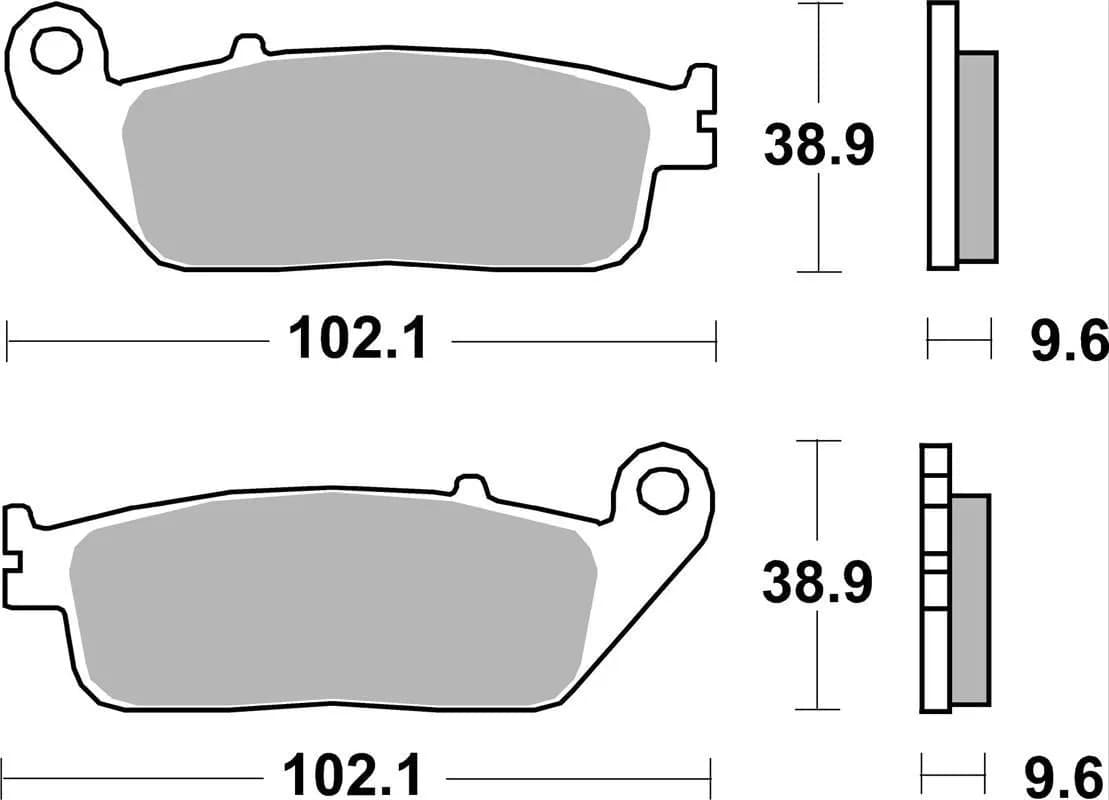 Гальмівні колодки Renthal RC-1 Front Brake Pads, Sintered
