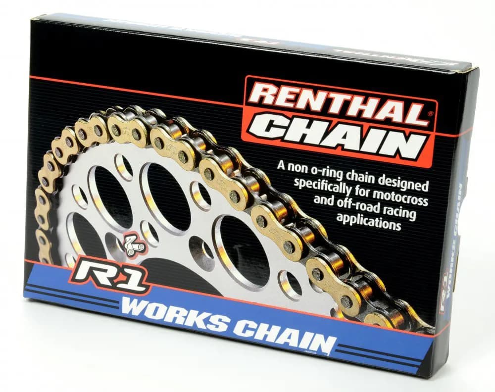 Ланцюг Renthal R1 Chain - 520 [Gold], 520-116L / No Seal