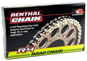 Ланцюг Renthal R4 Chain - 520 [Gold], 520-112L / Seal Ring