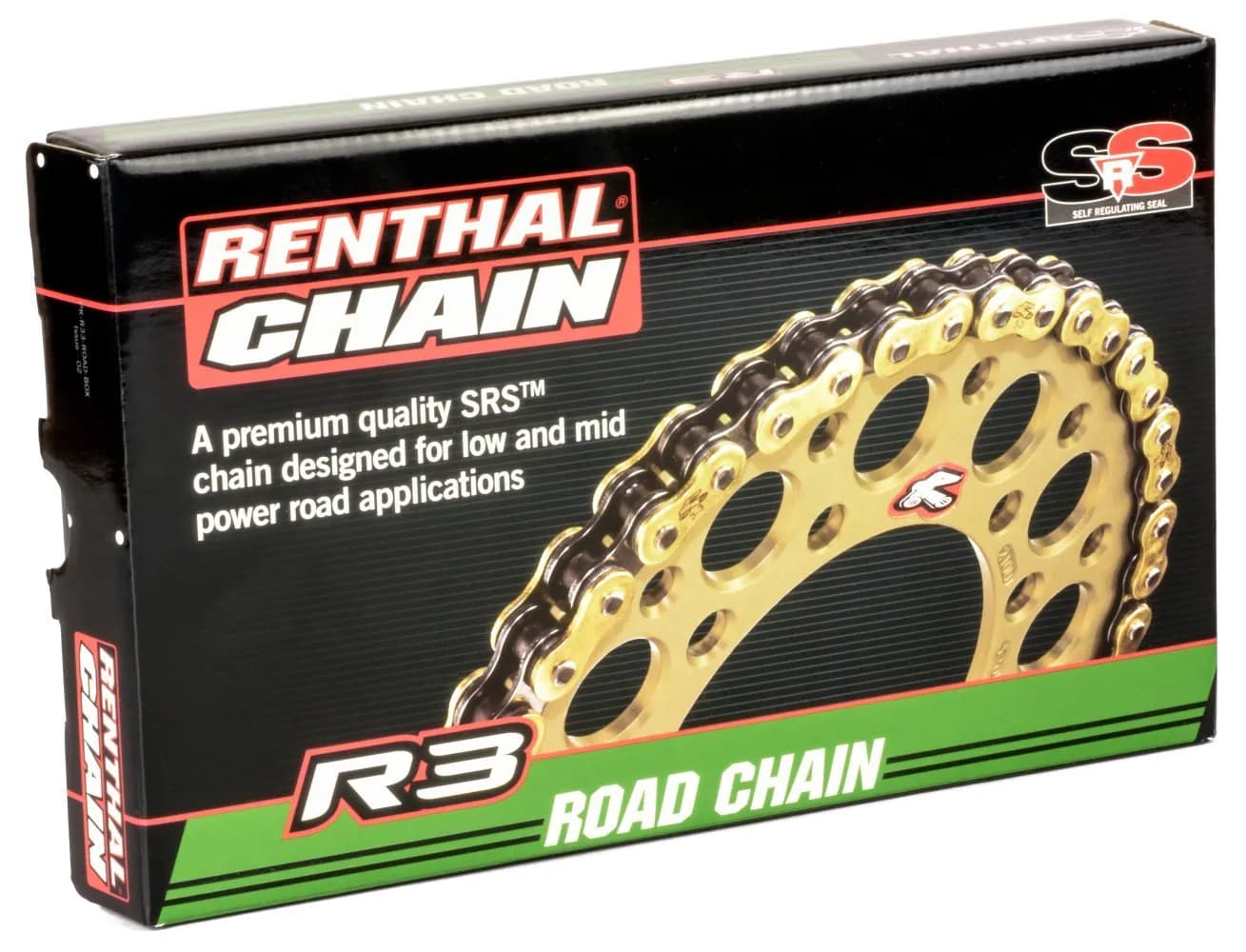 Ланцюг Renthal R3-3 Chain - 520 [Gold], 520-120L / Seal Ring