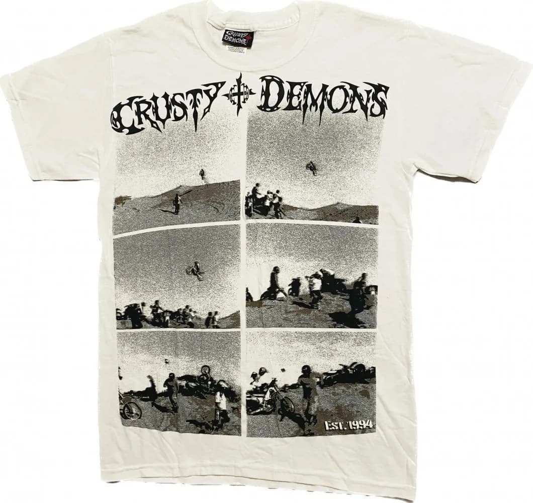Футболка CRUSTY DEMONS Short Sleeve Tee - GLAMIS [White], S