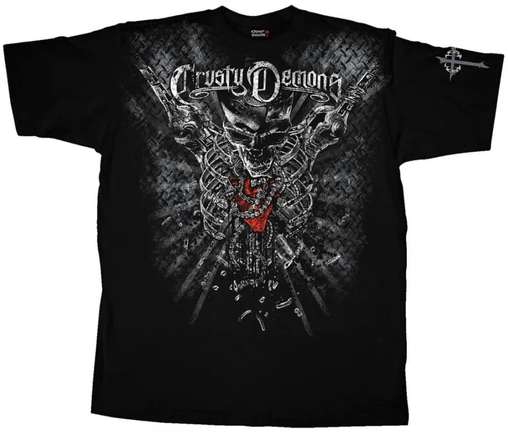 Футболка CRUSTY DEMONS Short Sleeve Tee - SCARE CROW [Black], M