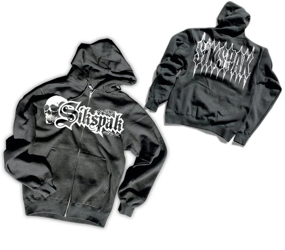 Толстовка SIKSPAK ZIP Hoodie - BURNCRUSHER [Black], M