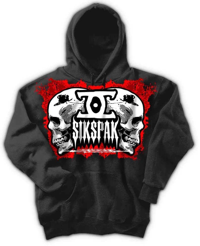 Толстовка SIKSPAK Hoodie - BURN IN HELL [Black], M