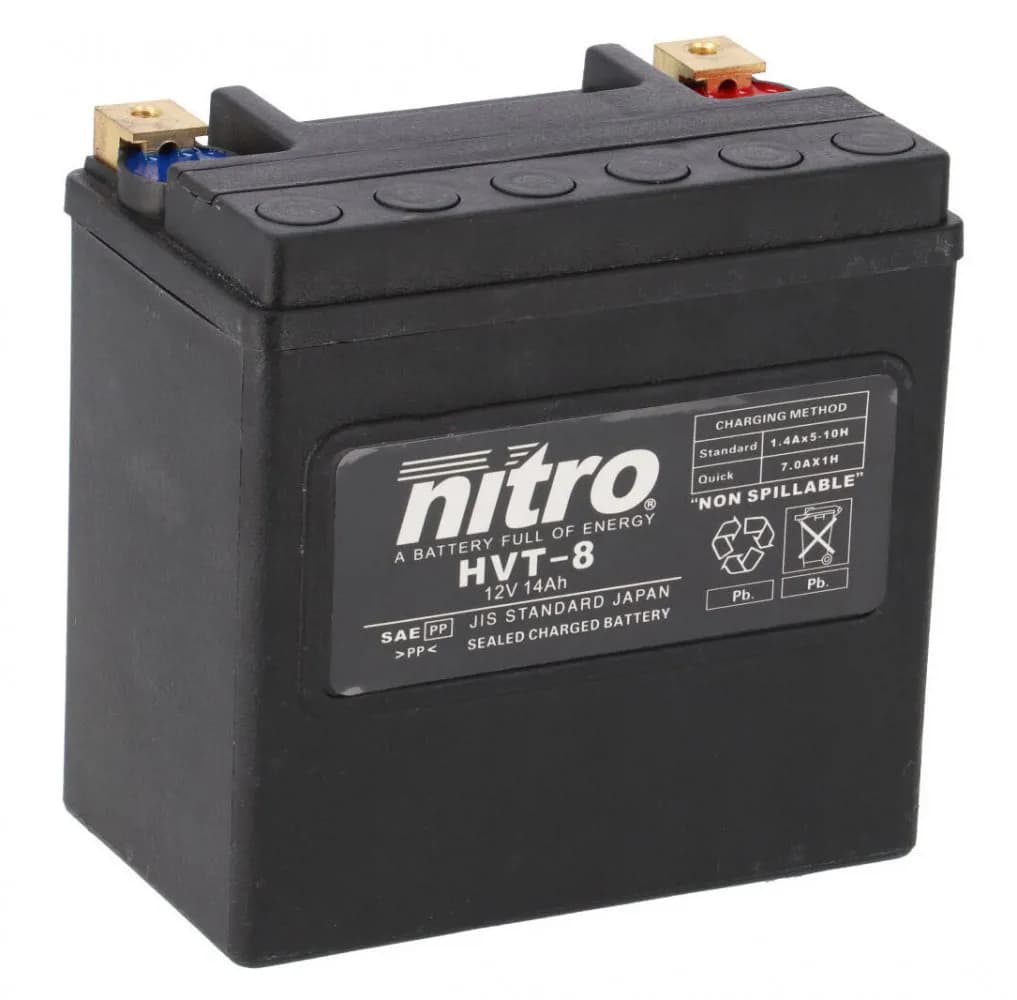 Акумулятор NITRO HVT V-Twin Battery [14 Ah], CCA 240 (A)
