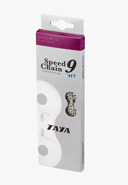 Ланцюг TAYA NOVE-91 Chain - 9sp [Silver/Black]