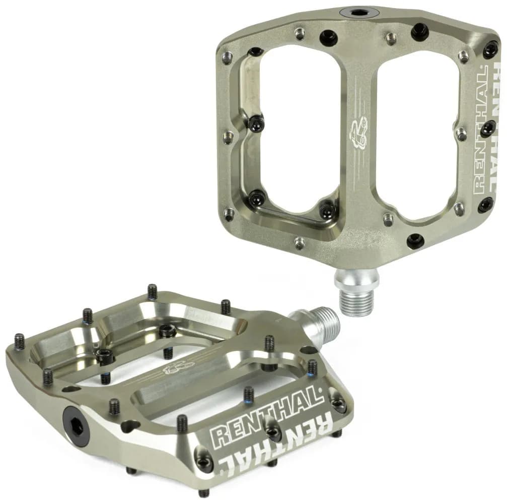 Педалі Renthal REVO-F Flat Pedal [AluGold], 100x104mm