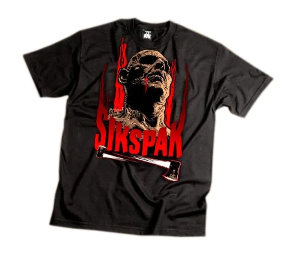 Футболка SIKSPAK Short Sleeve Tee - BLOOD HEAD [Black], M