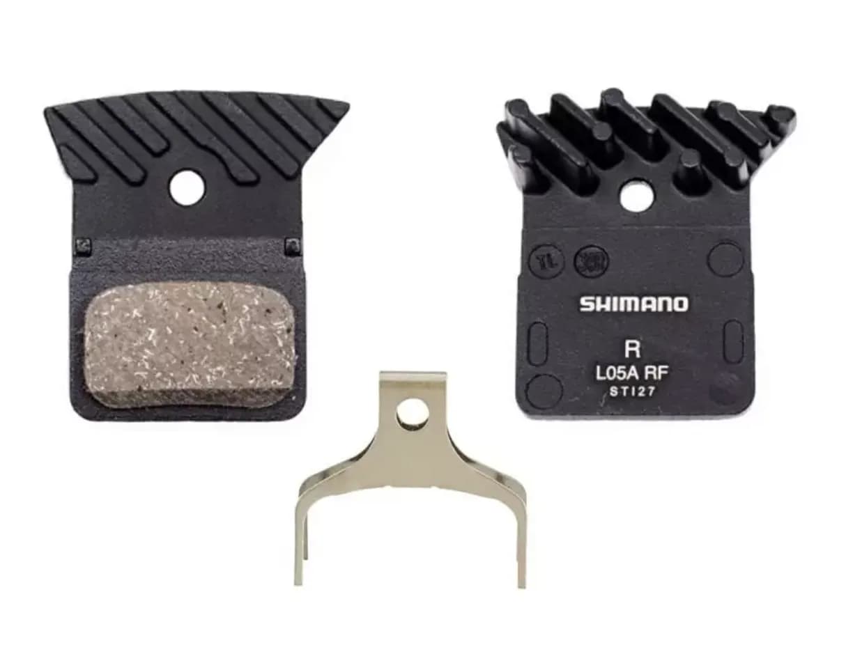 Гальмівні колодки Shimano L05A  +радіатор DURA ACE/ULTEGRA/105/GRX/SHIMANO, полімер/resin