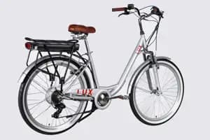 Велосипед з електроприводом 26" ST Dorozhnik eLUX Vbr FR рама-17" 36B 13А*г 500Вт срiблястий 2026