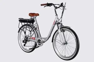 Велосипед з електроприводом 26" ST Dorozhnik eLUX Vbr FR рама-17" 36B 13А*г 500Вт срiблястий 2026