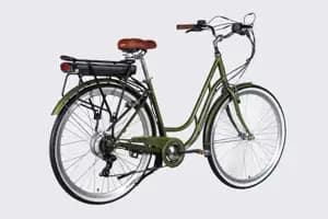 Велосипед з електроприводом 28" ST Dorozhnik eRETRO Vbr FR рама-19" 36B 13А*г 500Вт темно-зелений 2026