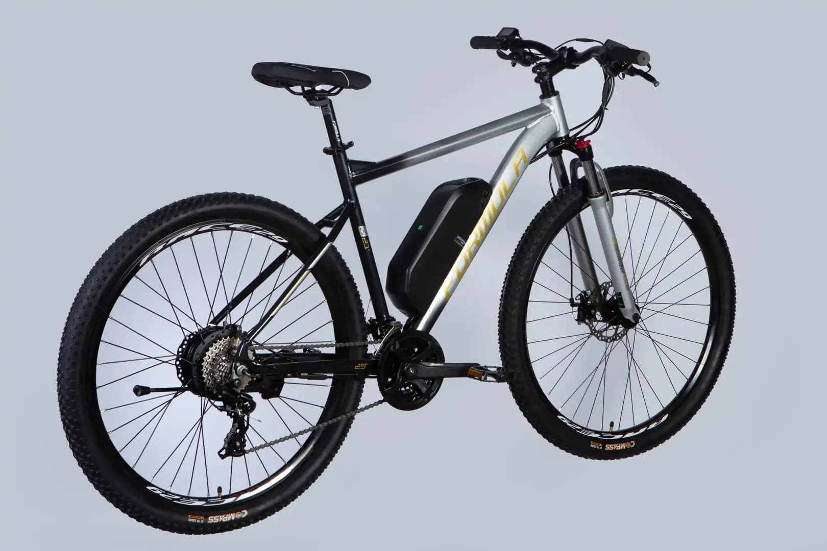 Велосипед з електроприводом 29" AL Formula eF-1 DD CS рама-21" 48B 12.5А*г 500Вт сріблясто-чорний 2026
