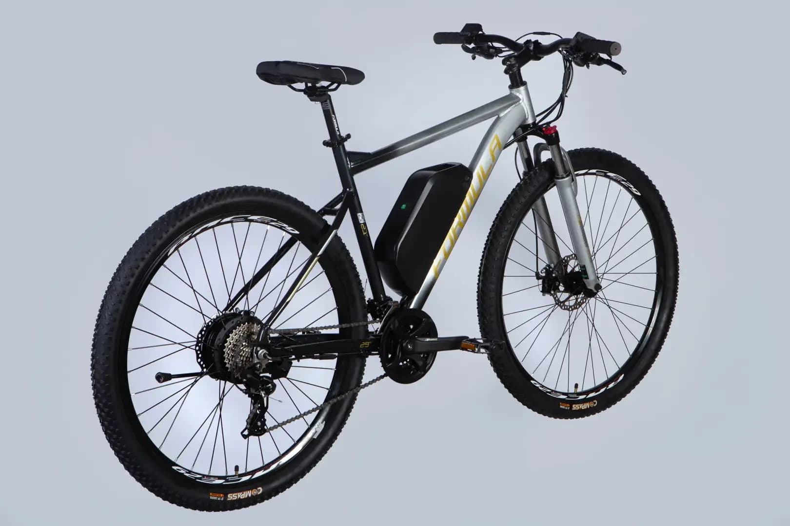 Велосипед з електроприводом 29" AL Formula eF-1 DD CS рама-21" 48B 17.5А*г 500Вт сріблясто-чорний 2026