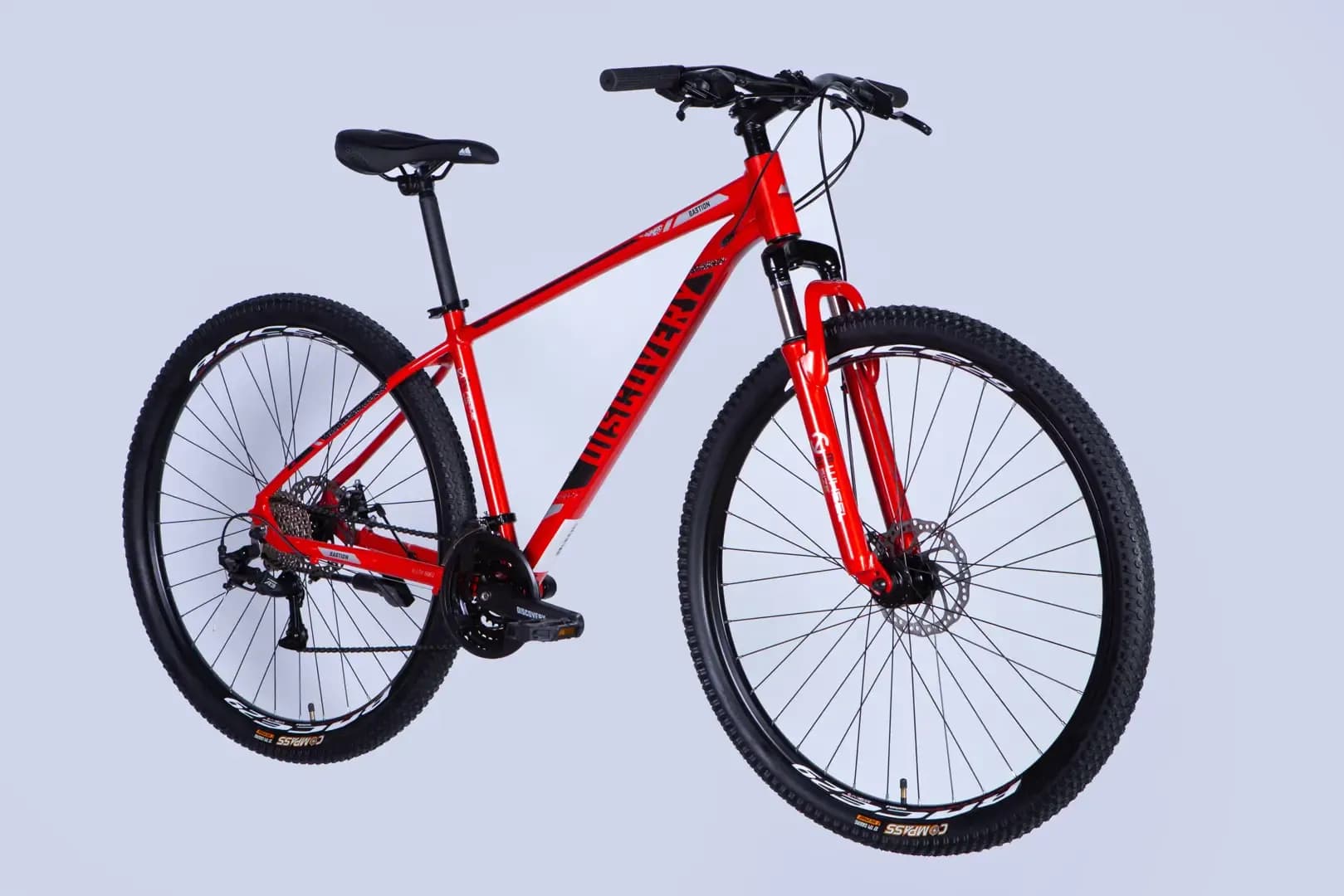 Велосипед AL 29" Discovery BASTION DD CS рама-17" червоно-чорний 2025