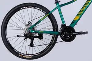 Велосипед AL 26" Discovery MYSTIQUE DD CS рама-15" зелений 2025