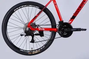 Велосипед AL 26" Discovery BASTION DD CS рама-18" червоно-чорний 2025