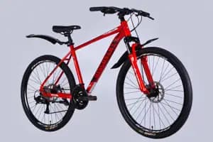 Велосипед AL 26" Discovery BASTION DD CS рама-18" червоно-чорний 2025