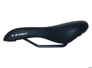 Сідло без замка 275*172 мм з отвором K.San YBT-K080 чорний logo LEON