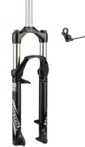 Вилка RockShox 30 Silver TK - Coil 100mm, 26", вісь 9mm, Чорний, TurnKey Манетка права, Шток 1 1/8"