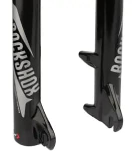 Вилка RockShox 30 Silver TK - Coil 100mm, 26", вісь 9mm, Чорний, TurnKey Манетка права, Шток 1 1/8"