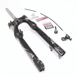 Вилка RockShox 30 Silver TK - Coil 100mm, 26", вісь 9mm, Чорний, TurnKey Манетка права, Шток 1 1/8"