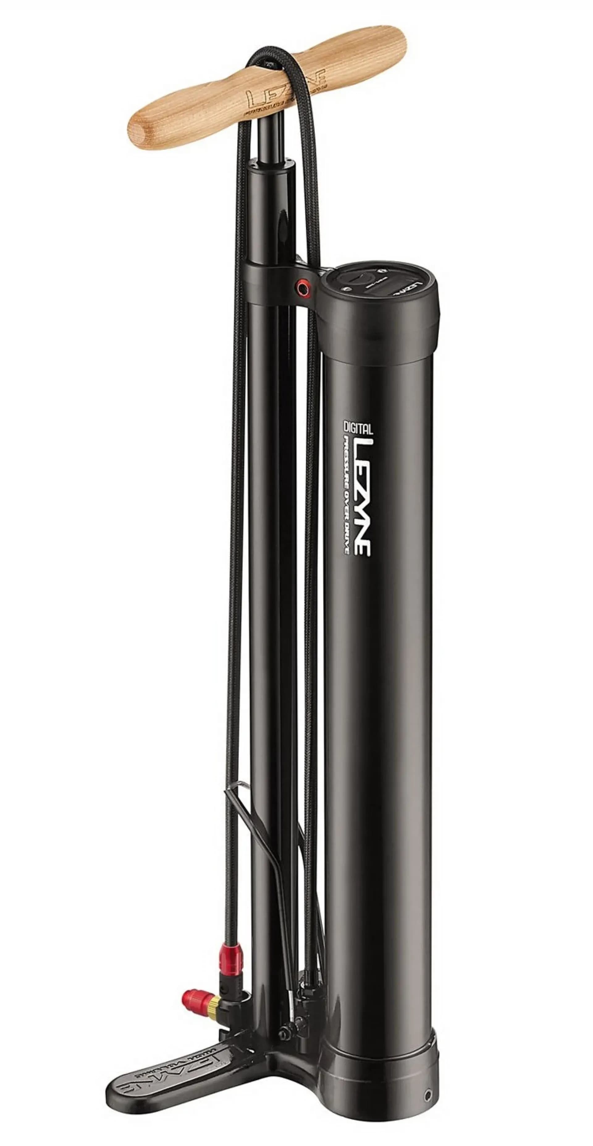 Підлоговий насос LEZYNE DIGITAL PRESSURE OVER DRIVE Чорний 220psi Y13