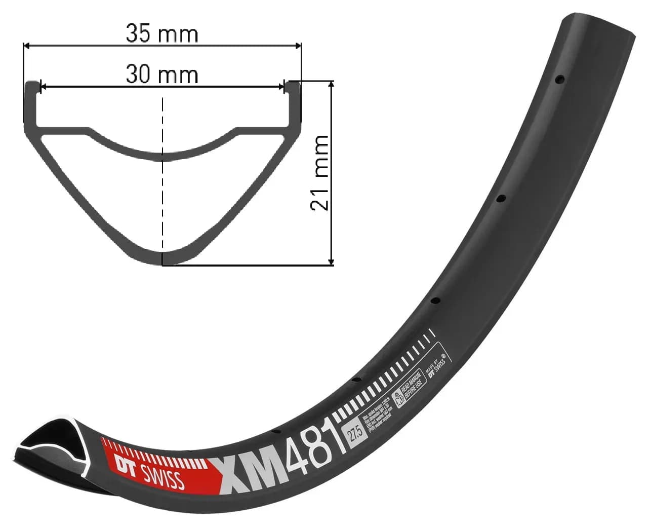 Обід DT SWISS XM 481 29x30 DISK BRAKE 28отв.