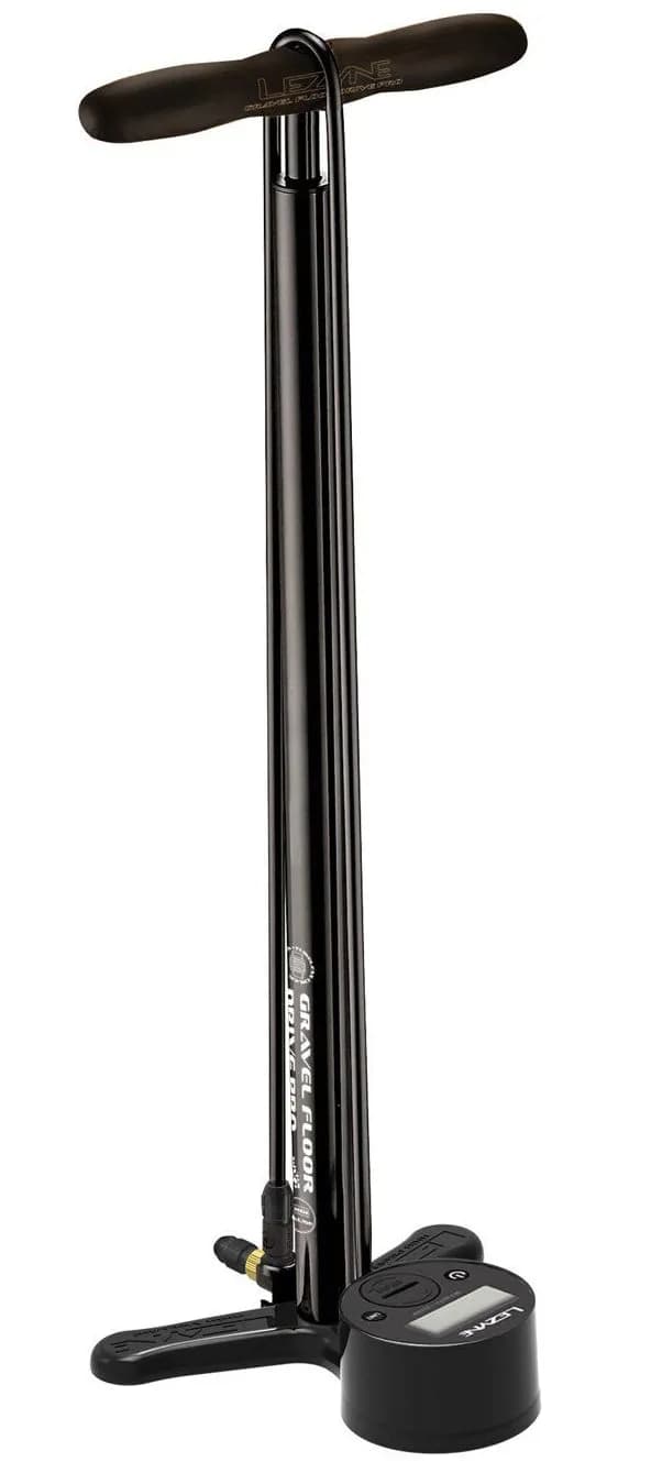 Підлоговий насос LEZYNE GRAVEL DIGITAL DRIVE PRO Чорний матовий 100psi Y14