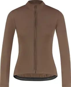 Велоджерсі жіноче Shimano Apice long sleeves утеплене, коричневе, розм. XXS