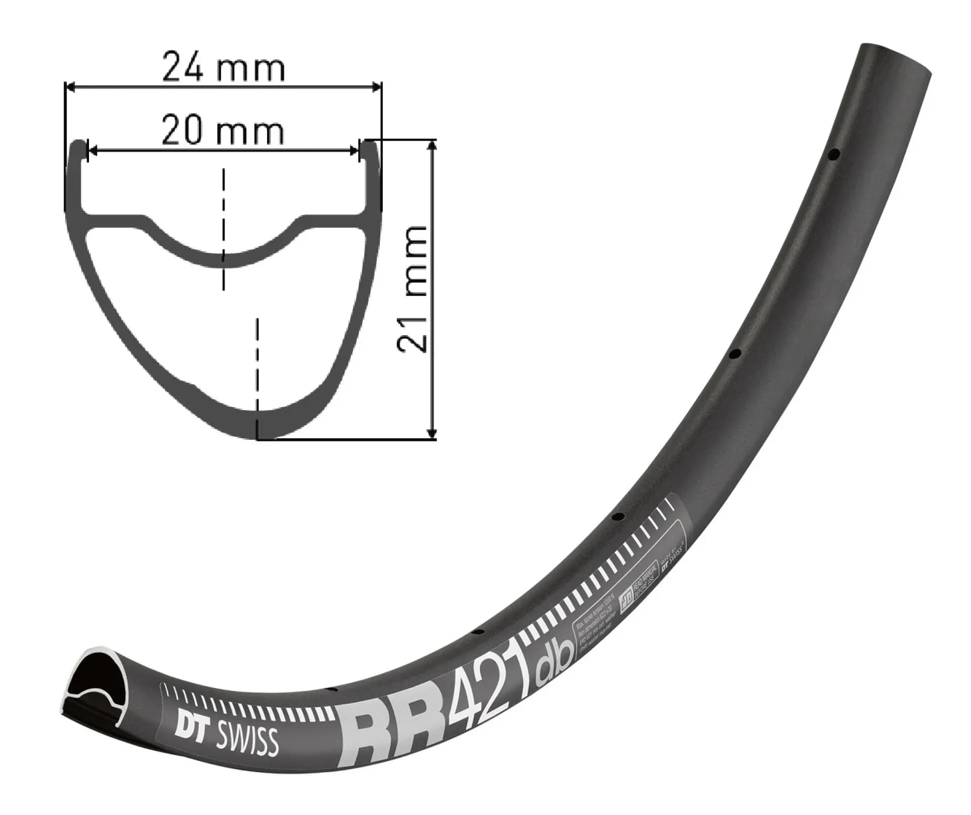 Обід DT SWISS RR 421 29x20 DISK BRAKE 24отв.